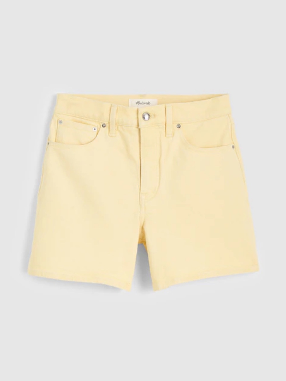 Madewell Perfect Vintage Mid-Length Jean Shorts in Candlelight Size 27